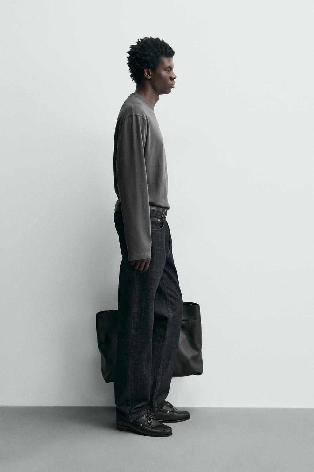 ФУТБОЛКА С ДЛИННЫМИ РУКАВАМИ КЛАССИЧЕСКОГО КРОЯ