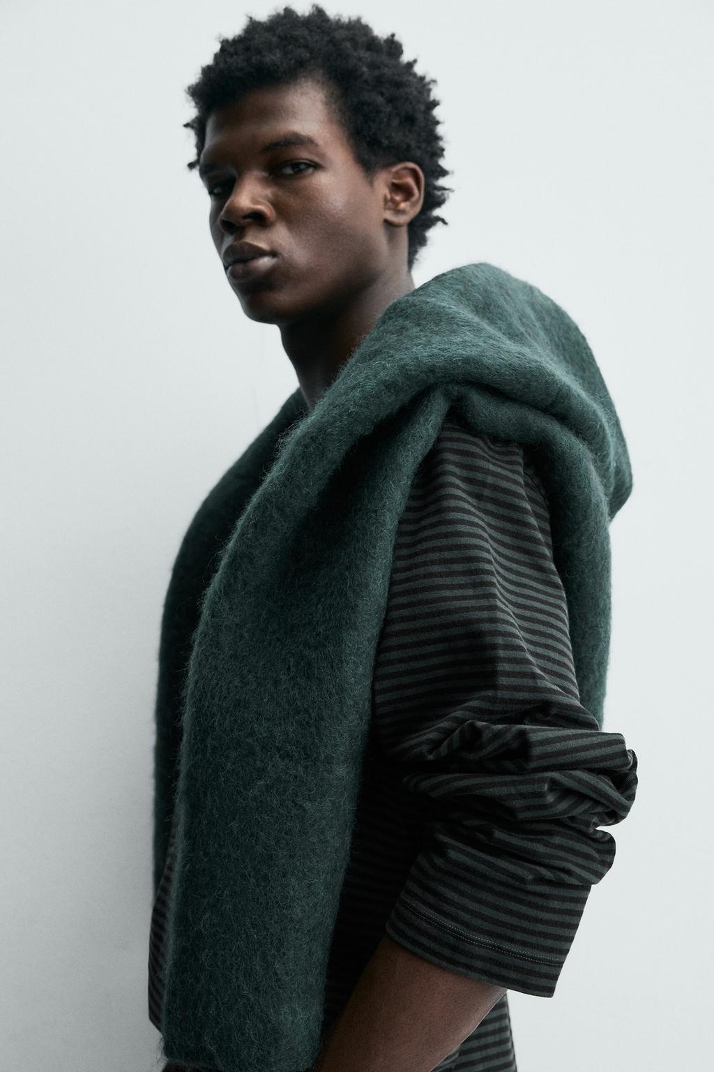 ХЛОПКОВАЯ ФУТБОЛКА В ПОЛОСКУ С ЭФФЕКТОМ ПОТЕРТОСТИ