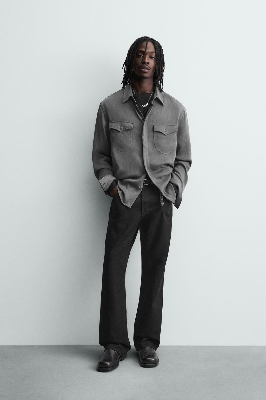 СВОБОДНАЯ РУБАШКА С КАРМАНАМИ