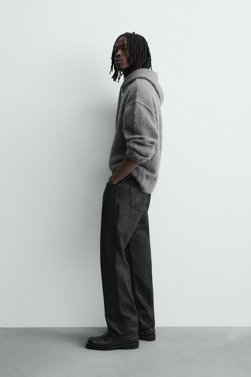 ТОЛСТОВКА ИЗ ВЯЗАНОГО МАТЕРИАЛА С НАЧЕСОМ