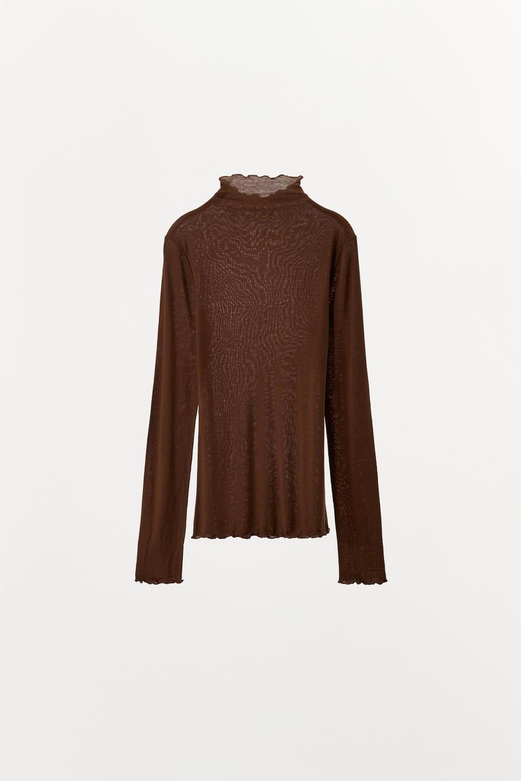 ОДНОТОННАЯ ФУТБОЛКА ИЗ ЛИОЦЕЛЛА