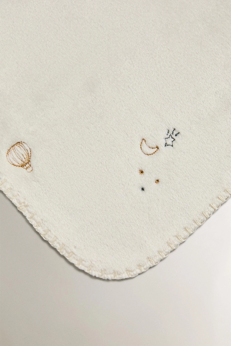 Плед для младенцев с шаром воздушного шара из флиса