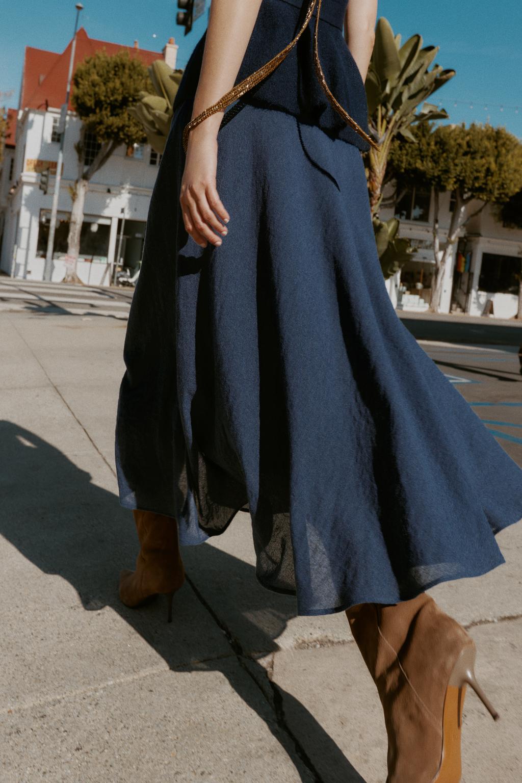 ЮБКА МИДИ-НАКИДКА