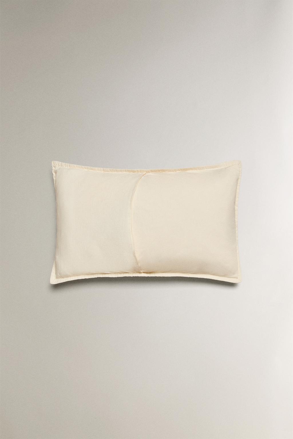 Детский стеганный хлопковый чехол для подушки в полоску