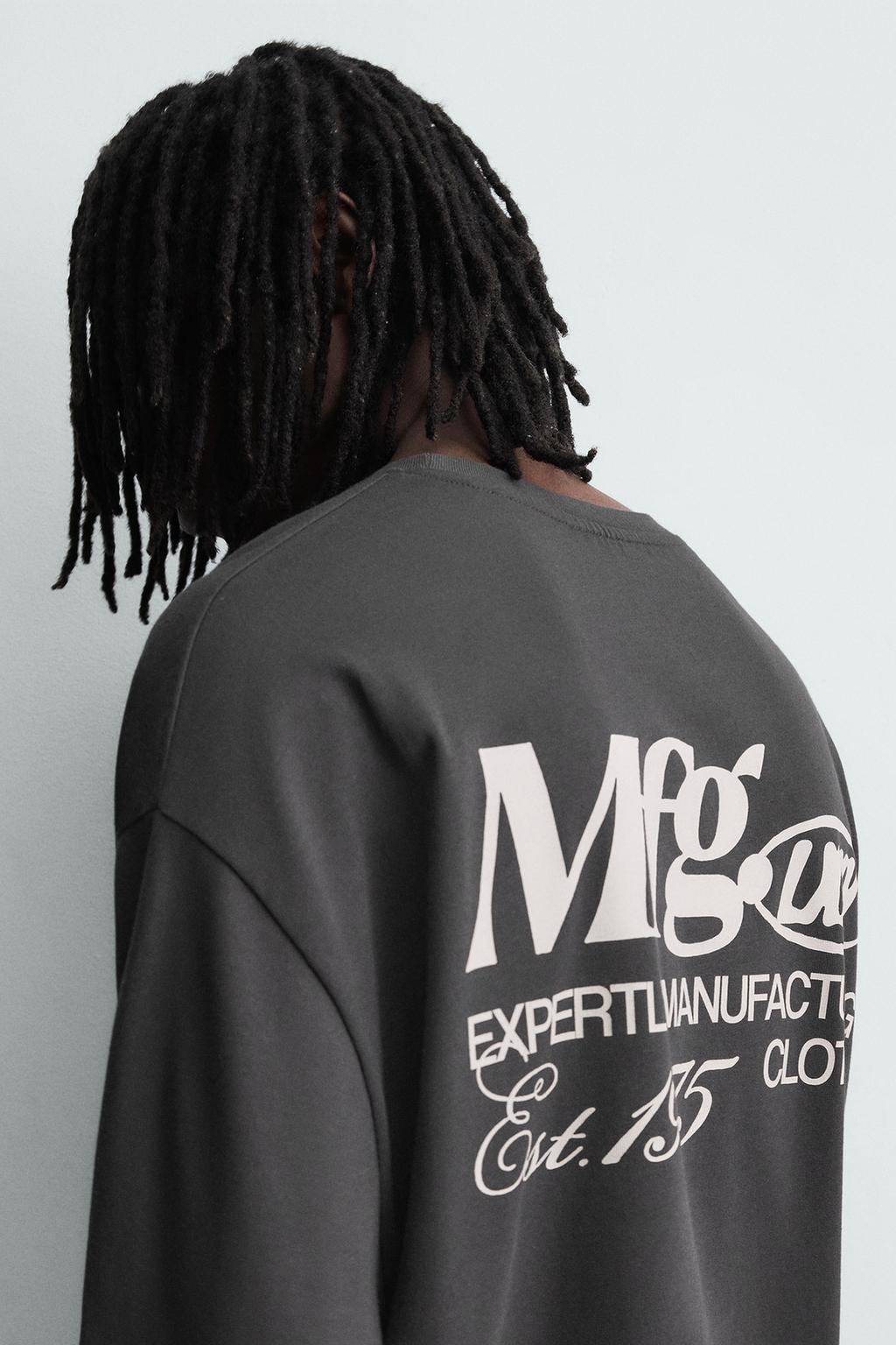 ФУТБОЛКА С ТЕКСТОВЫМ ПРИНТОМ