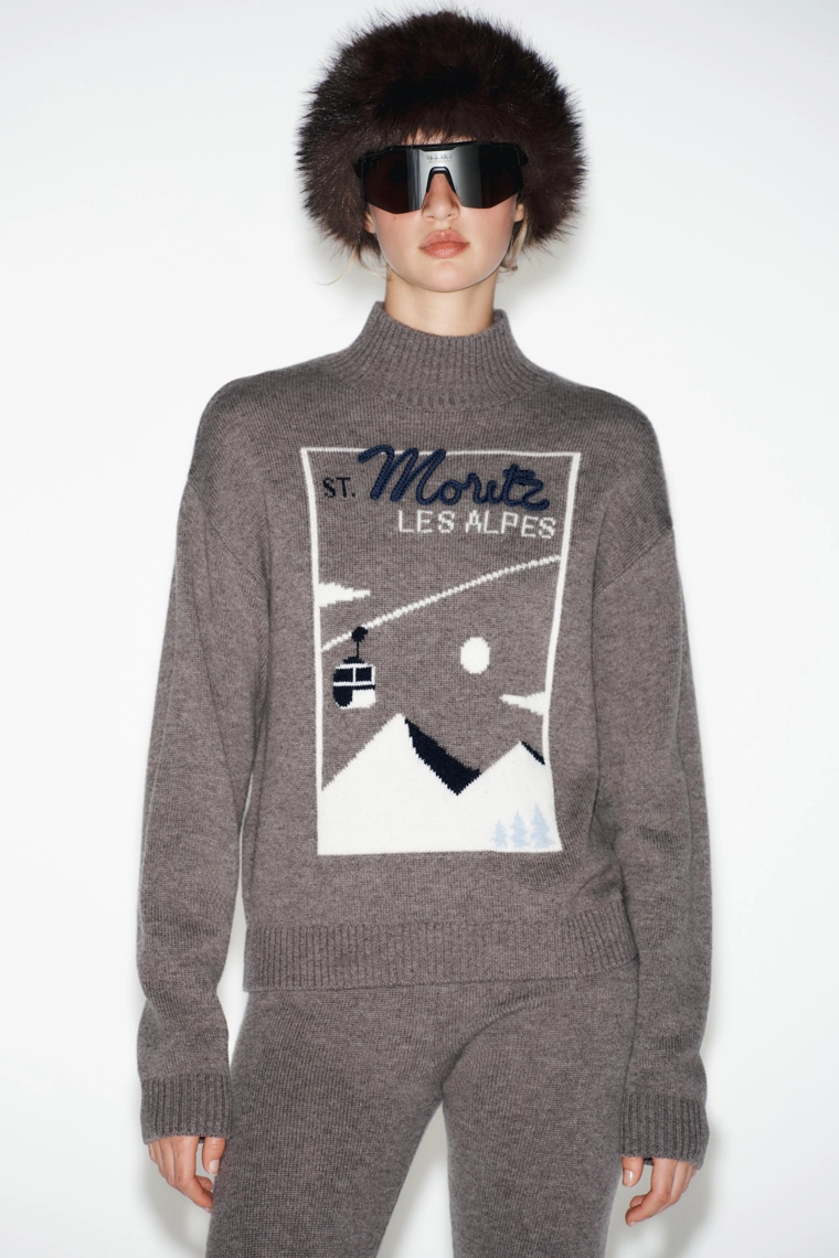 СВИТЕР ИЗ 90% ШЕРСТИ — SKI COLLECTION
