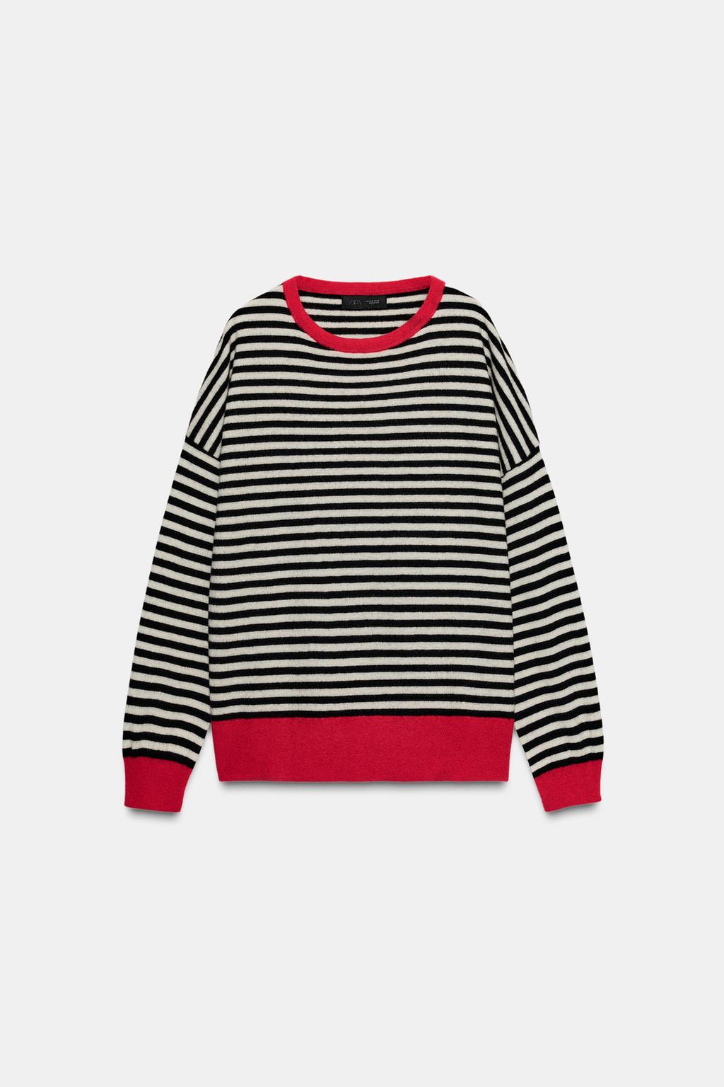 СВИТЕР ИЗ 100% ШЕРСТИ В ПОЛОСКУ