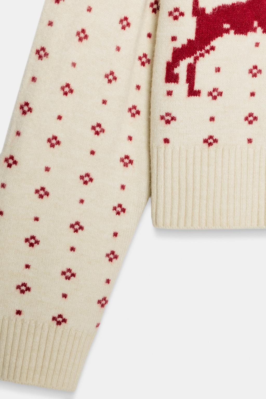 НОВОГОДНИЙ ЖАККАРДОВЫЙ СВИТЕР