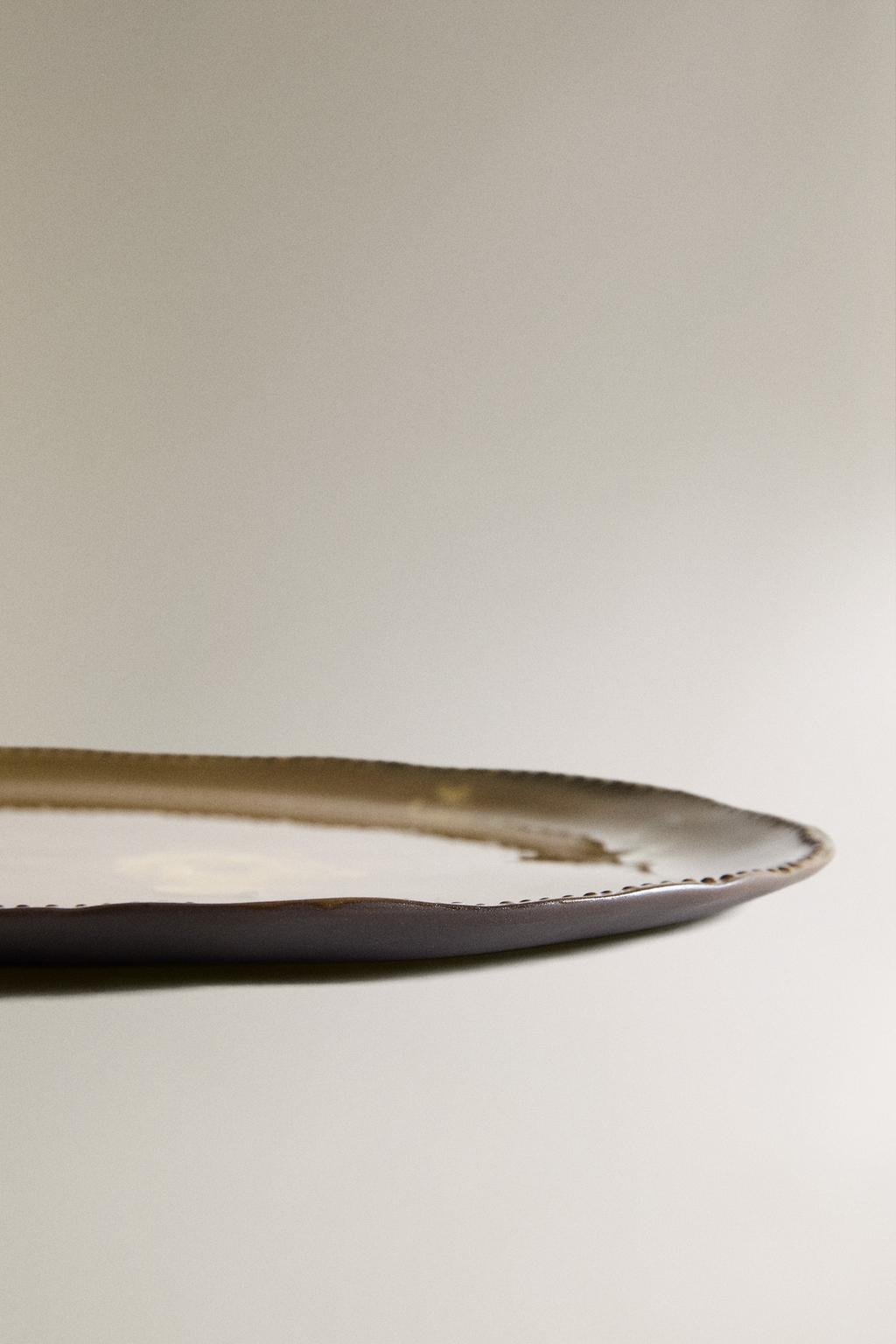 Большая осенняя ванная тарелка