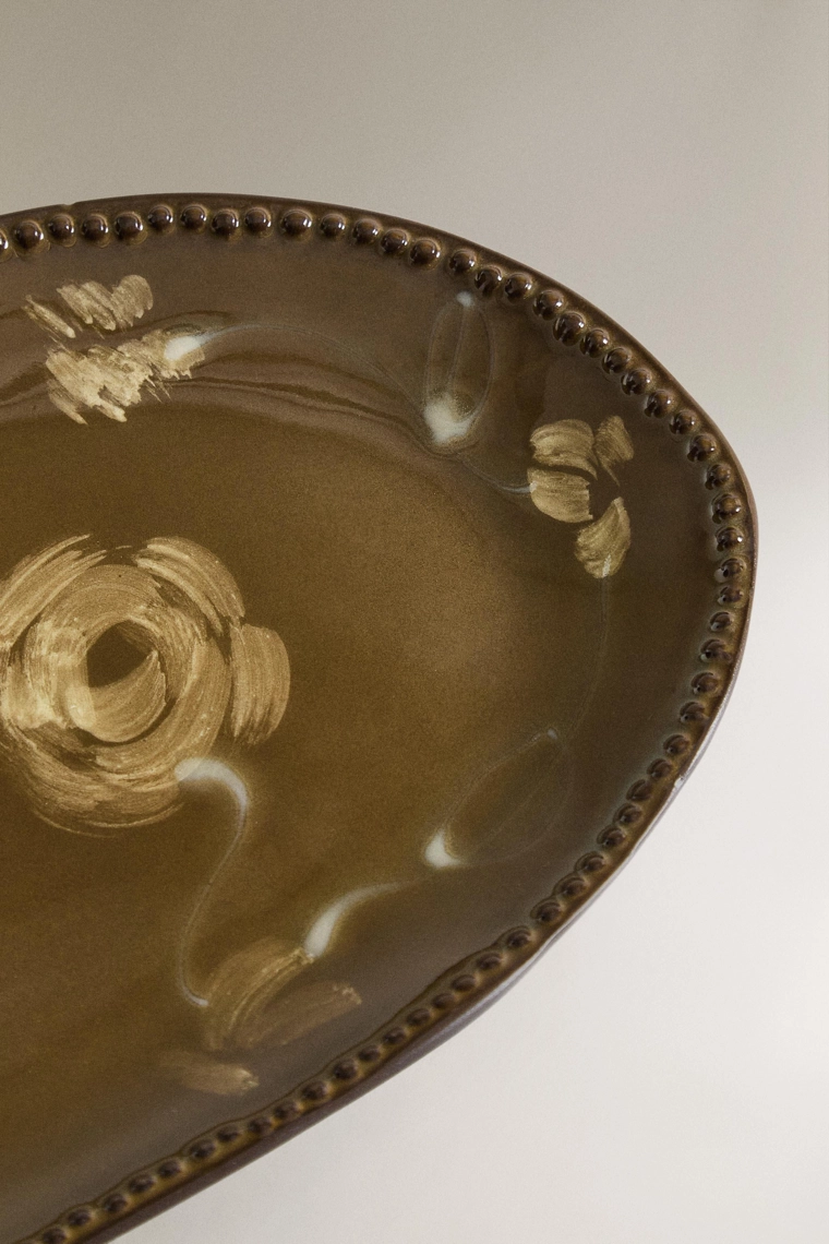 Маленькая осенняя ванная тарелка