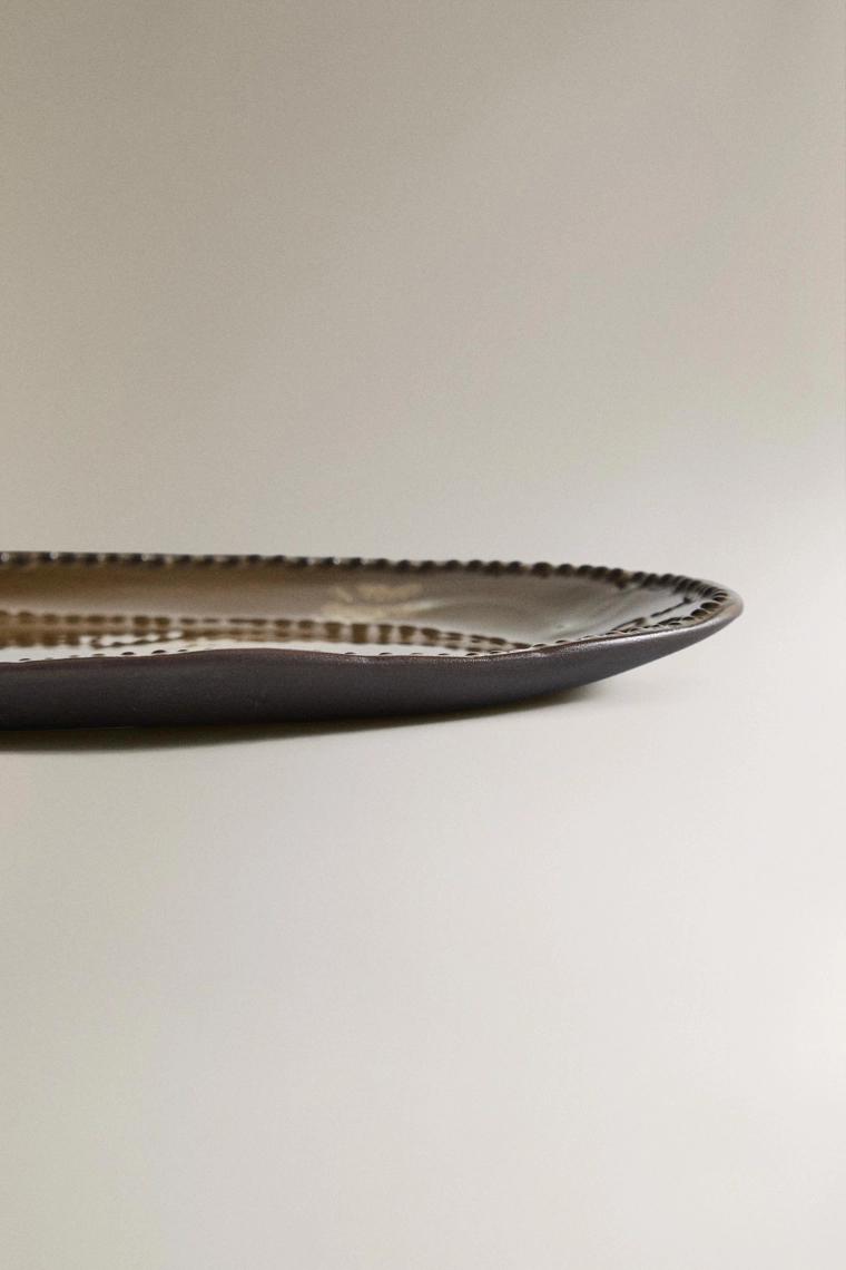 Маленькая осенняя ванная тарелка