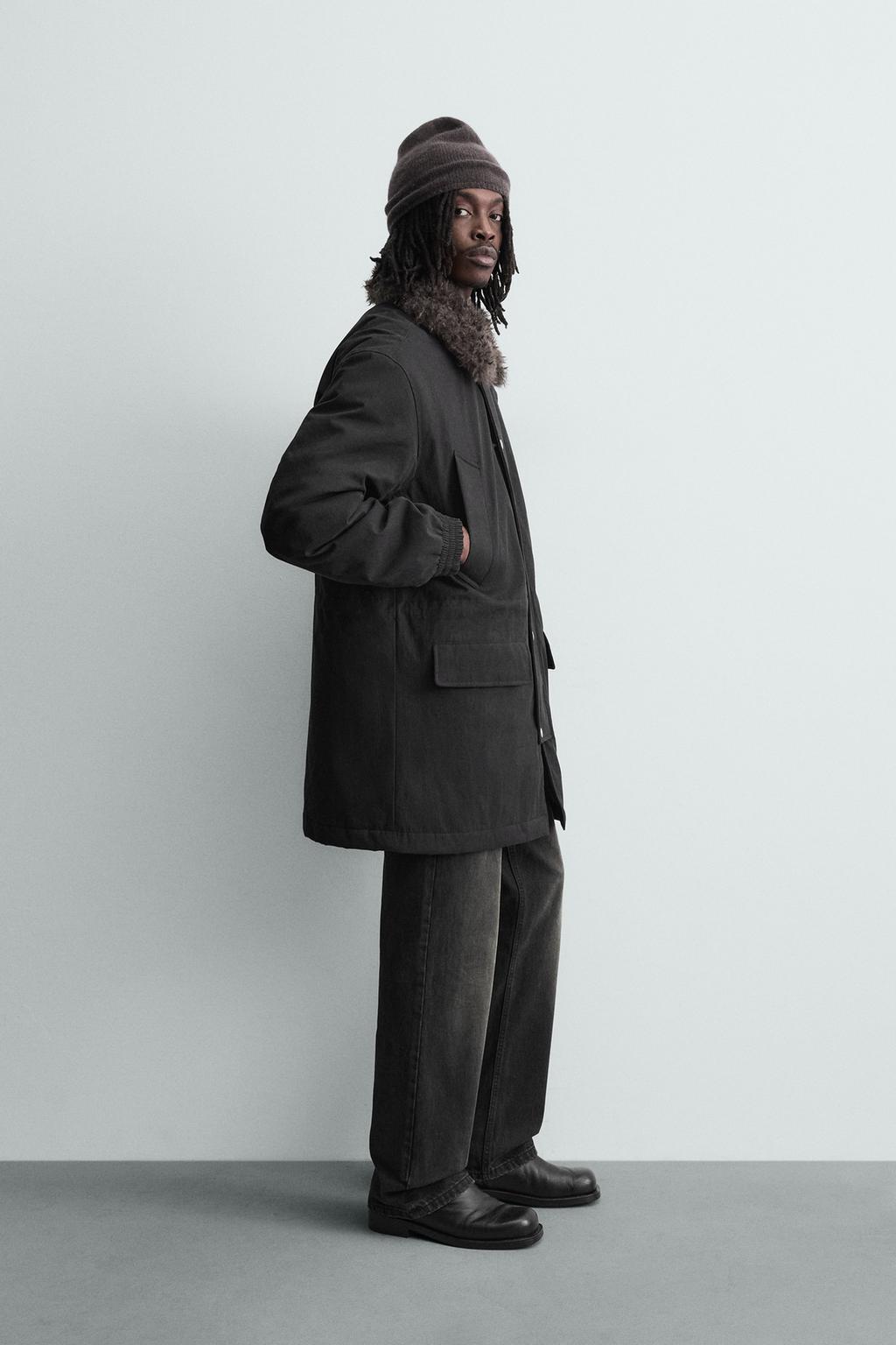 ПАРКА С КОМБИНИРОВАННЫМ СЪЕМНЫМ ВОРОТНИКОМ