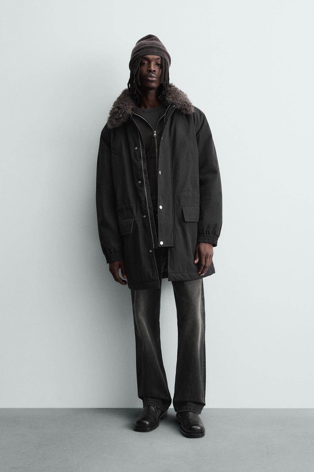 ПАРКА С КОМБИНИРОВАННЫМ СЪЕМНЫМ ВОРОТНИКОМ