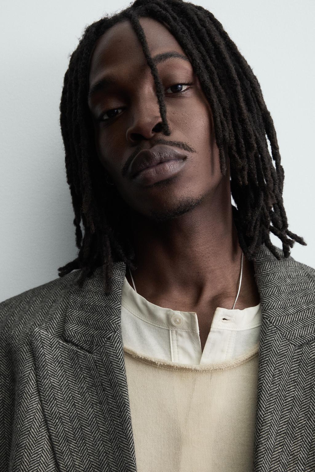 КОСТЮМНЫЙ БЛЕЙЗЕР ИЗ ШЕРСТЯНОЙ ТКАНИ В ЁЛОЧКУ