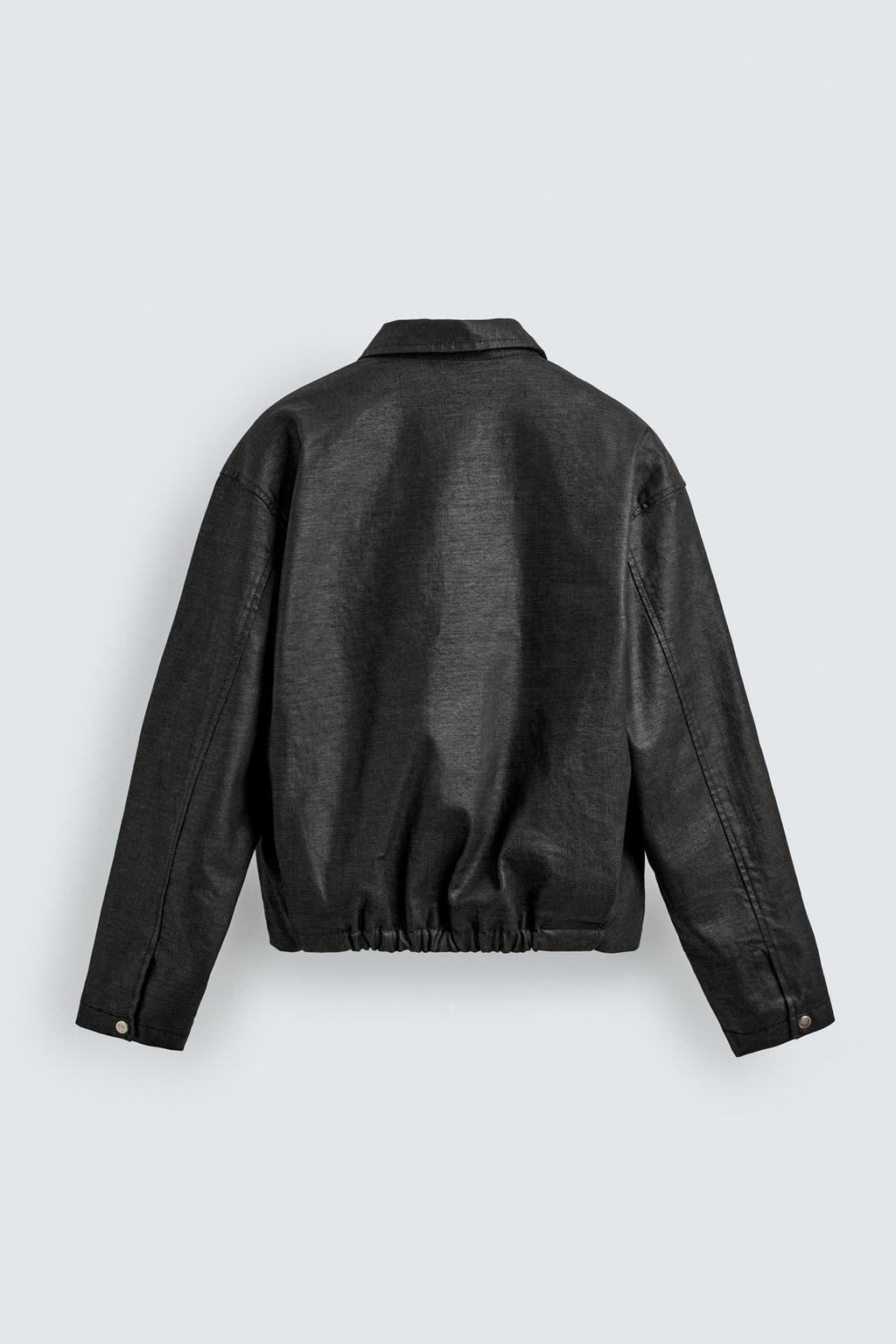 КУРТКА СВОБОДНОГО КРОЯ С ЗАКЛЕПКАМИ