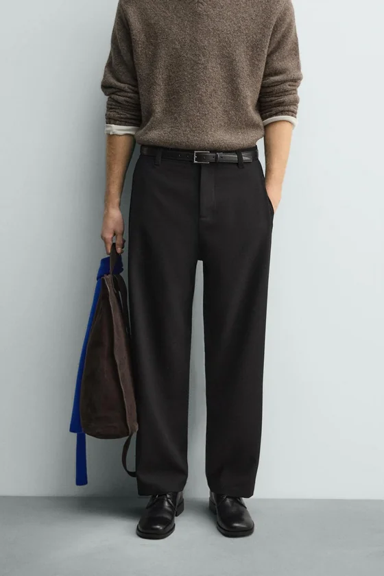 БРЮКИ RELAXED FIT СО СКЛАДКАМИ