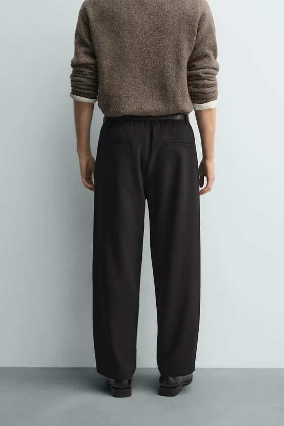 БРЮКИ RELAXED FIT СО СКЛАДКАМИ