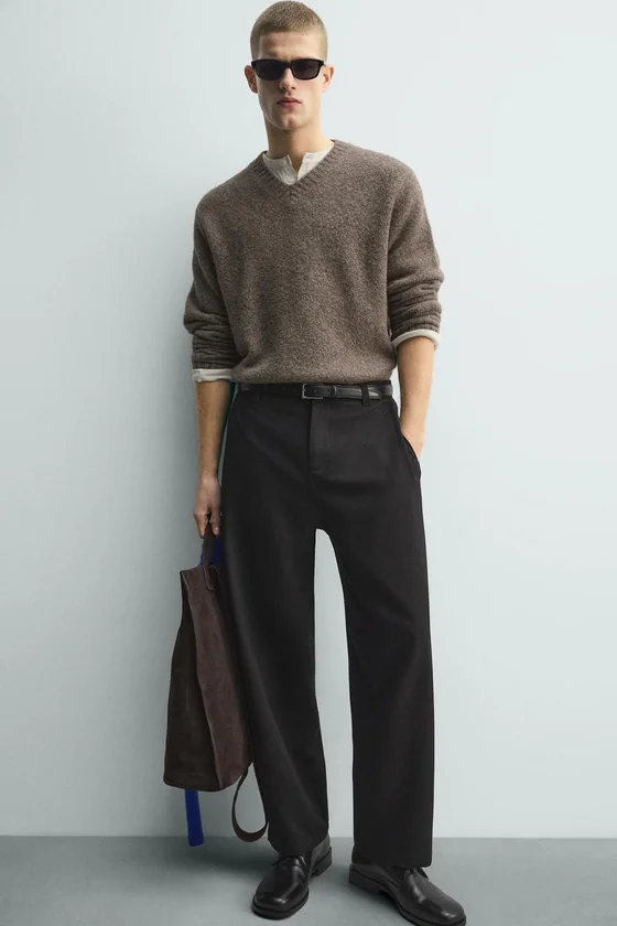 БРЮКИ RELAXED FIT СО СКЛАДКАМИ