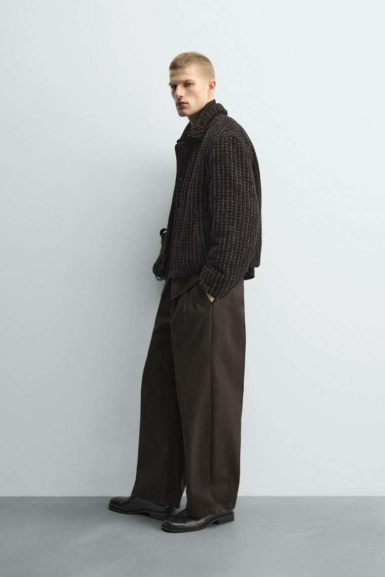 КУРТКА-БОМБЕР ИЗ ВЕЛЬВЕТА В КЛЕТКУ