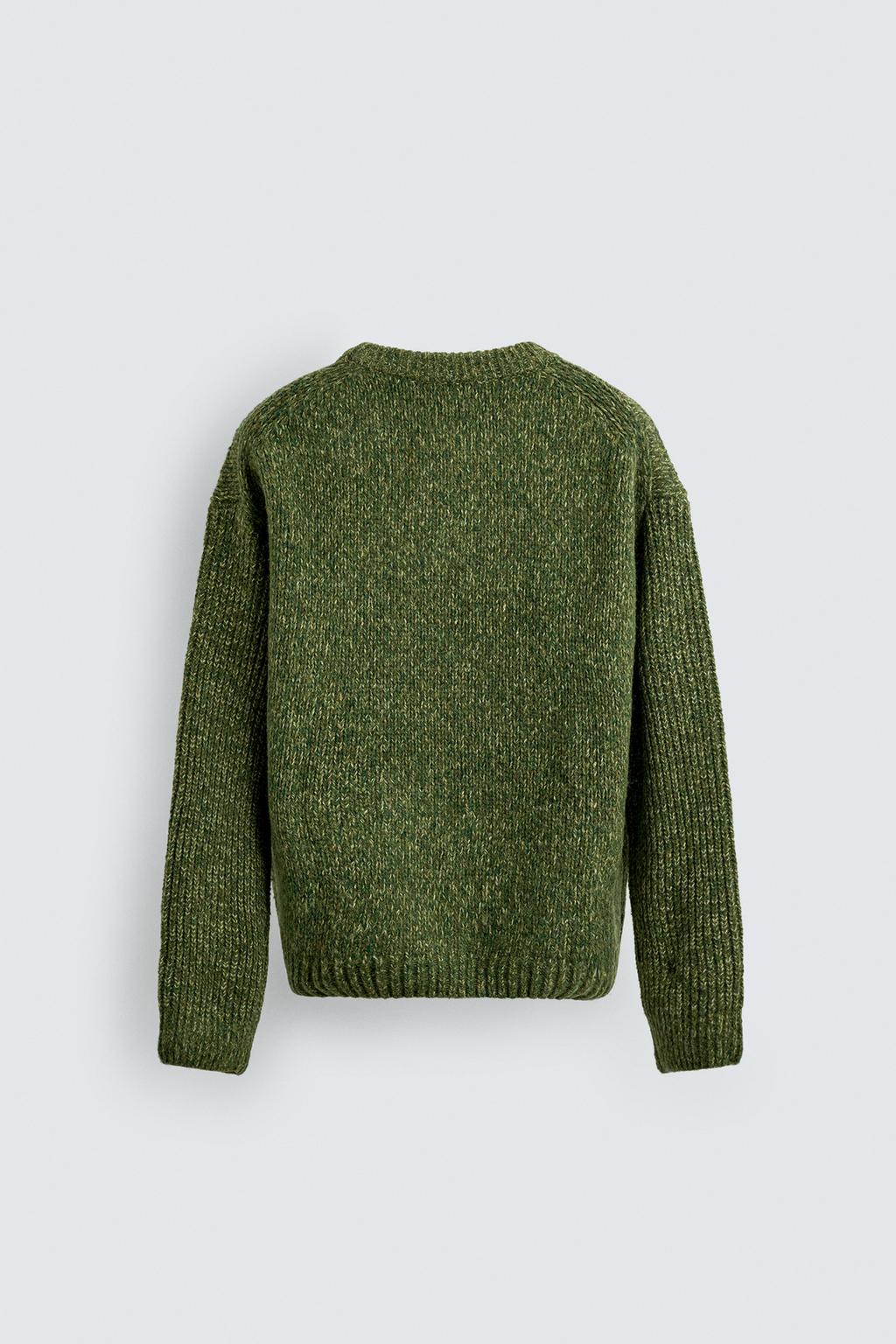 ОБЪЕМНЫЙ СВИТЕР С РЕЛЬЕФНЫМ УЗОРОМ ИЗ ВИСКОЗЫ
