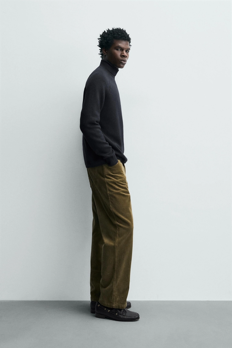 СВИТЕР ИЗ РЕЛЬЕФНОЙ ТКАНИ С ШЕРСТЬЮ