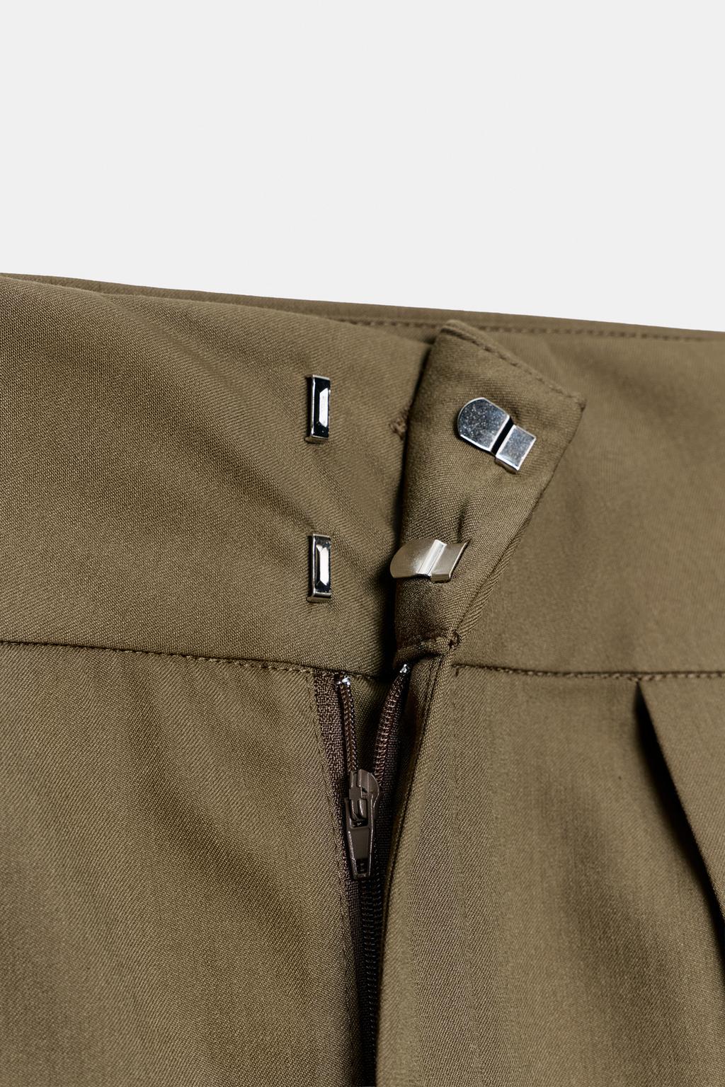 БРЮКИ BALLOON С ЗАЩИПАМИ