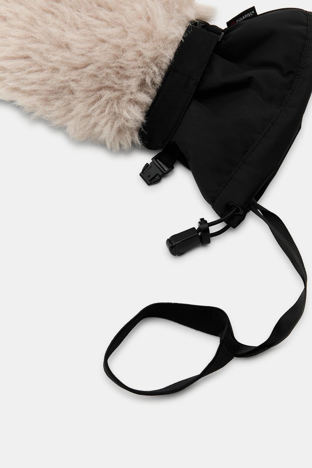 ВАРЕЖКИ С ЭФФЕКТОМ МЕХА POLARTEC® SKI COLLECTION