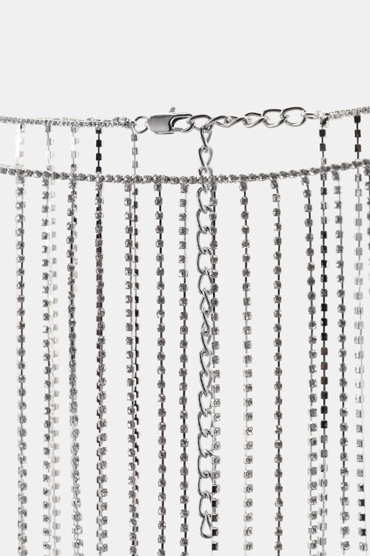 МЕТАЛЛИЧЕСКИЙ РЕМЕНЬ С БЛЁСТКАМИ