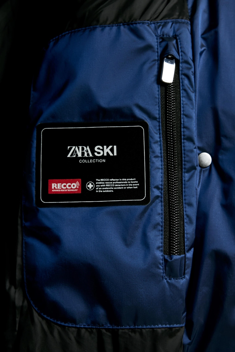ПУХОВИК С КАПЮШОНОМ WATER RESISTANT WINDPROOF С ТЕХНОЛОГИЕЙ RECCO® — SKI COLLECTION