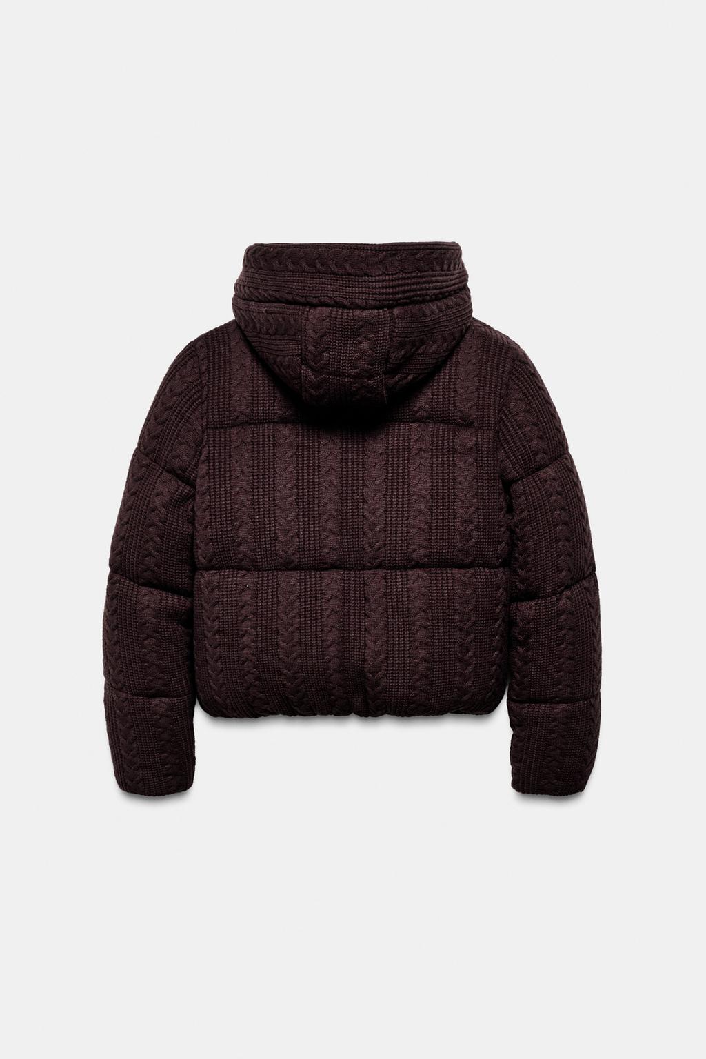 АНОРАК ВЯЗАНЫЙ С КАПЮШОНОМ