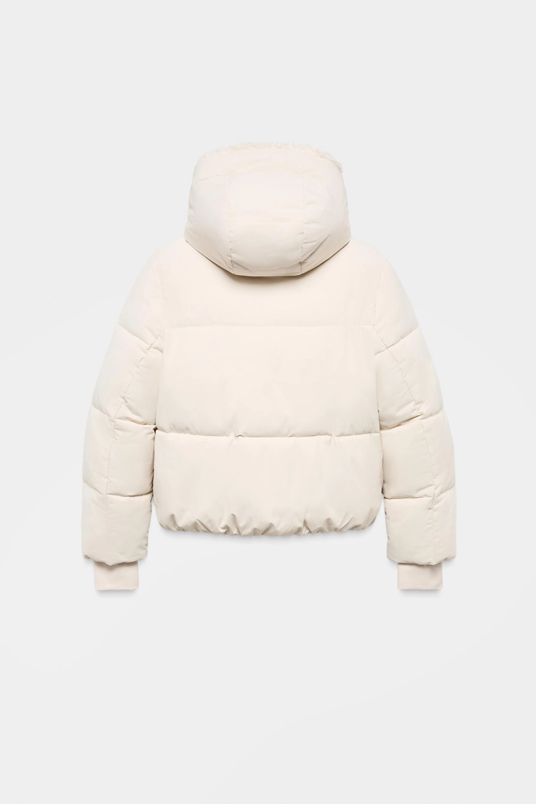 АНОРАК С КАПЮШОНОМ И ИСКУССТВЕННЫМ МЕХОМ WATER REPELLENT WINDPROOF