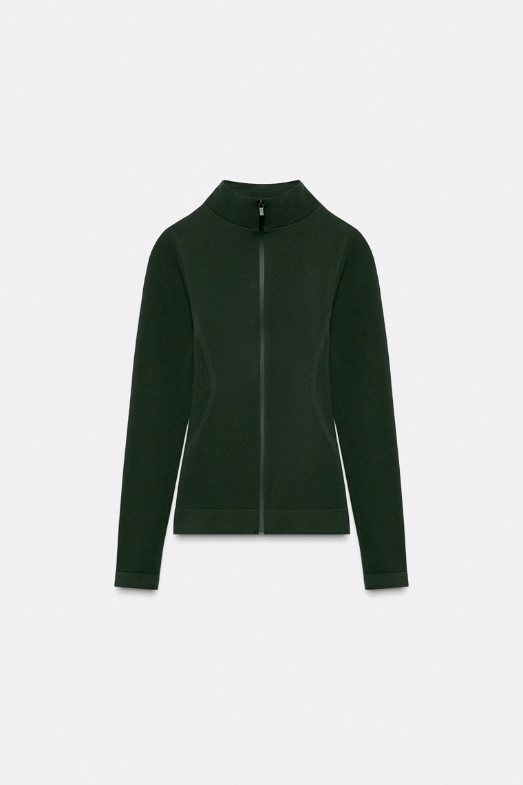 БЕСШОВНАЯ КУРТКА ИЗ МЕРИНОСОВОЙ ШЕРСТИ — SKI COLLECTION