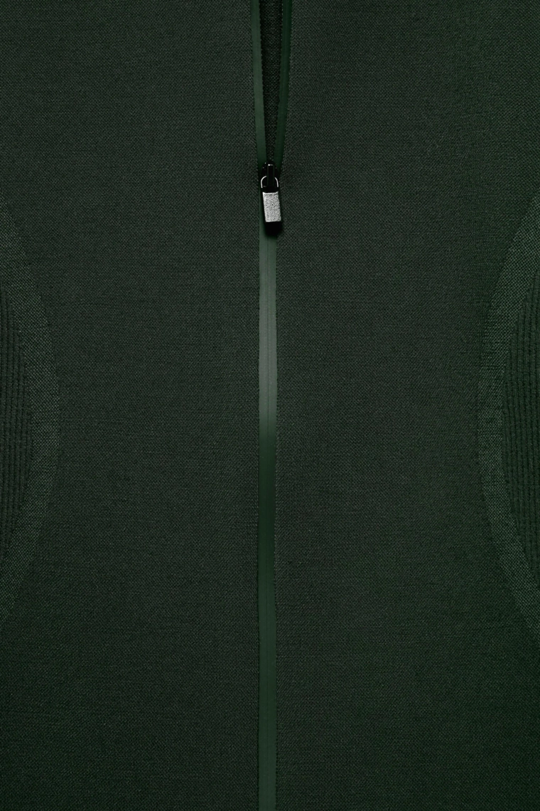 БЕСШОВНАЯ КУРТКА ИЗ МЕРИНОСОВОЙ ШЕРСТИ — SKI COLLECTION