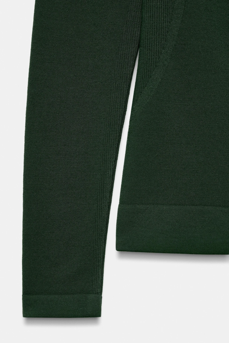 БЕСШОВНАЯ КУРТКА ИЗ МЕРИНОСОВОЙ ШЕРСТИ — SKI COLLECTION