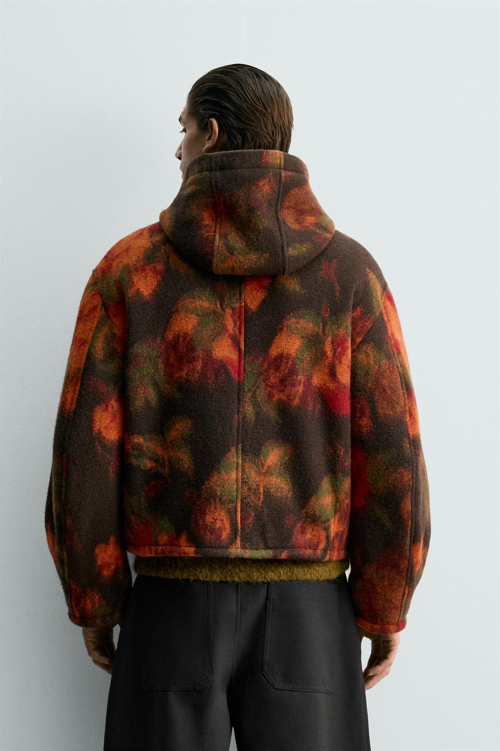 КУРТКА СВОБОДНОГО КРОЯ С КАПЮШОНОМ