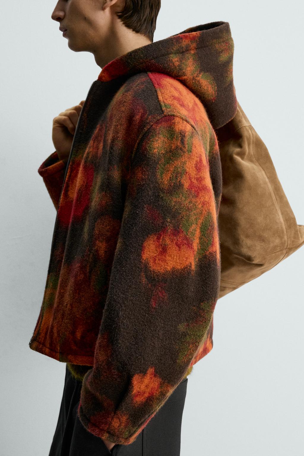 КУРТКА СВОБОДНОГО КРОЯ С КАПЮШОНОМ