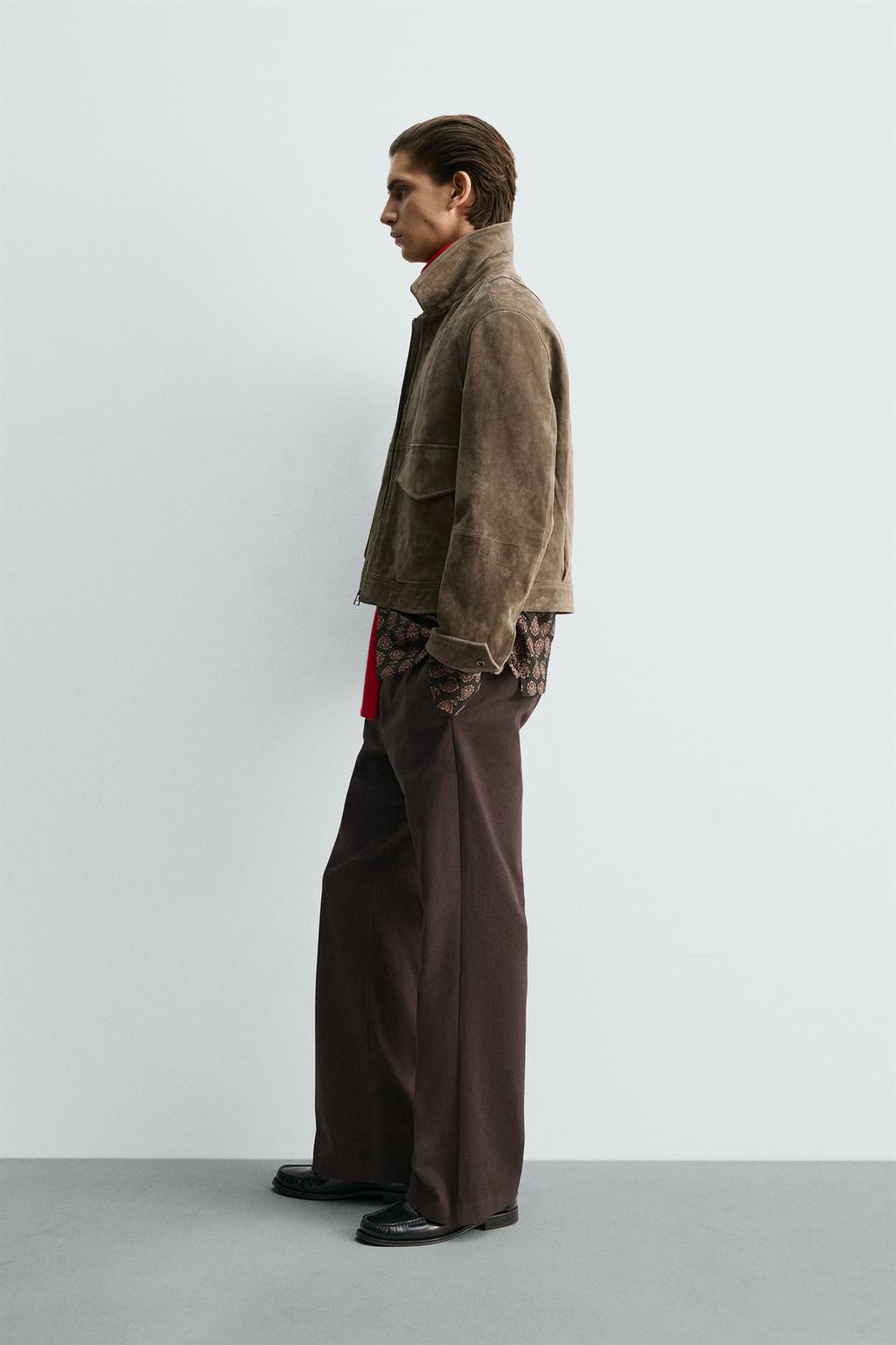 ЗАМШЕВАЯ КУРТКА СВОБОДНОГО КРОЯ