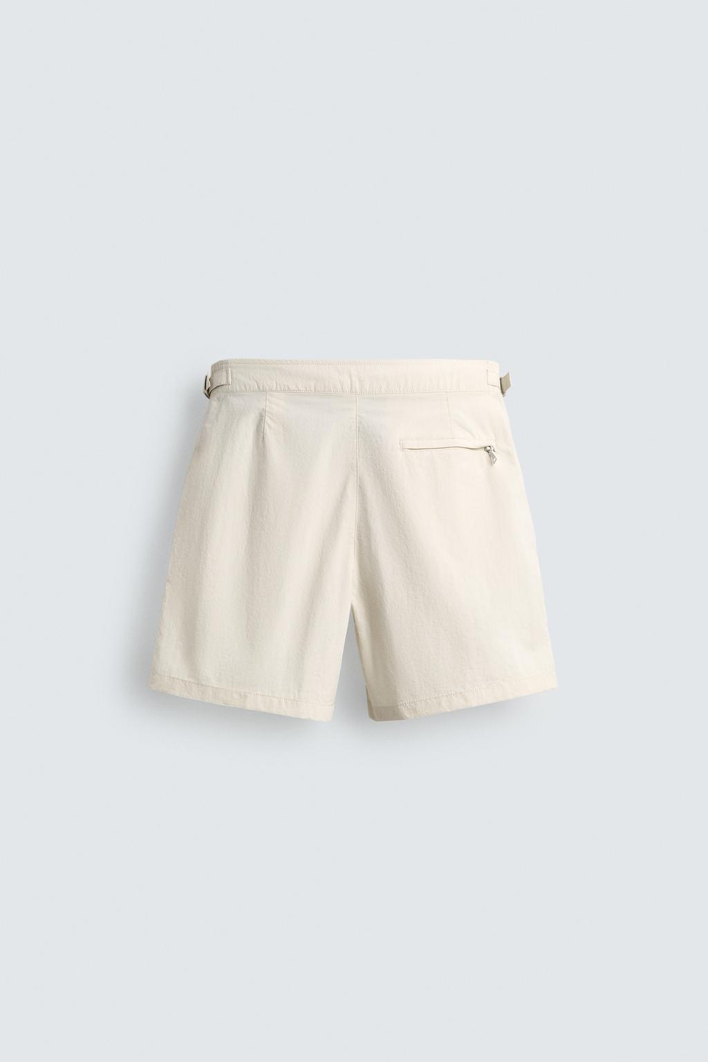 Длинные структурированные плавательные трусы