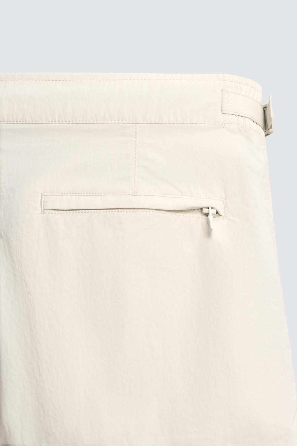 Длинные структурированные плавательные трусы