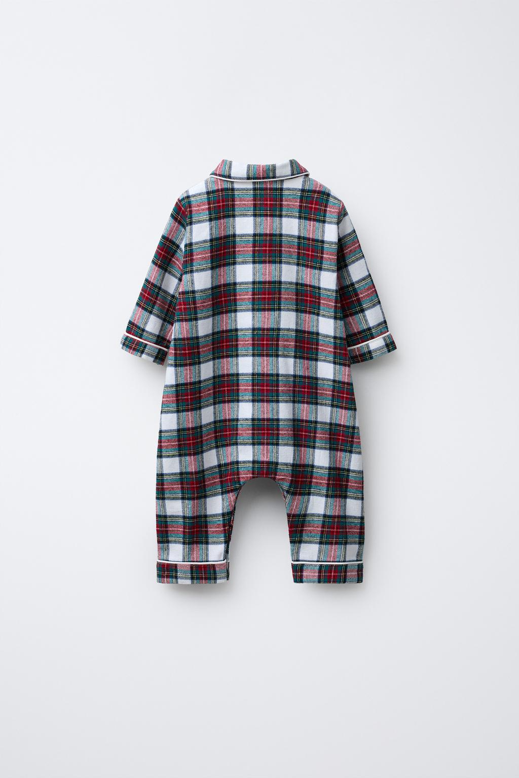 КОМБИНЕЗОН ИЗ ФЛАНЕЛИ В КЛЕТКУ