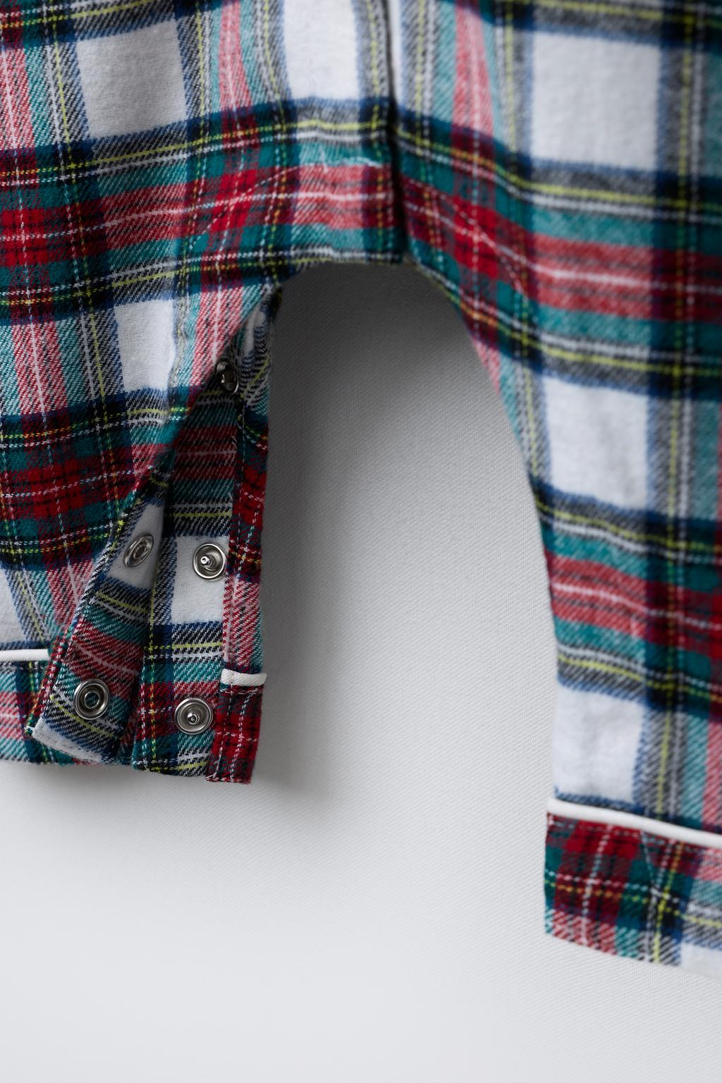 КОМБИНЕЗОН ИЗ ФЛАНЕЛИ В КЛЕТКУ