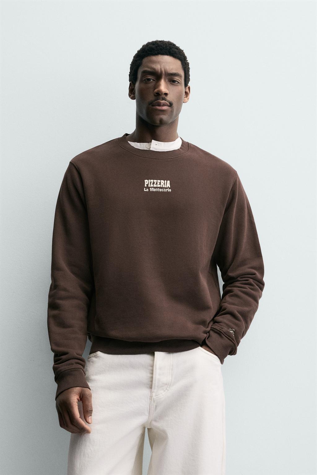 Толстовка с принтом pizzeria la montecarlo