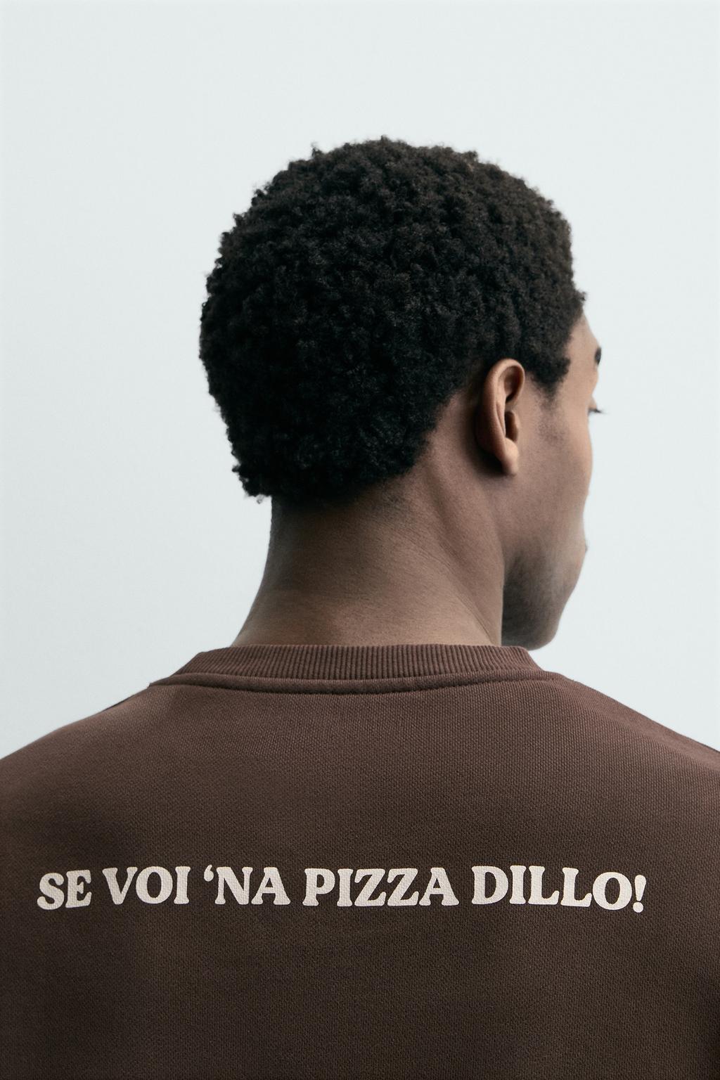 Толстовка с принтом pizzeria la montecarlo