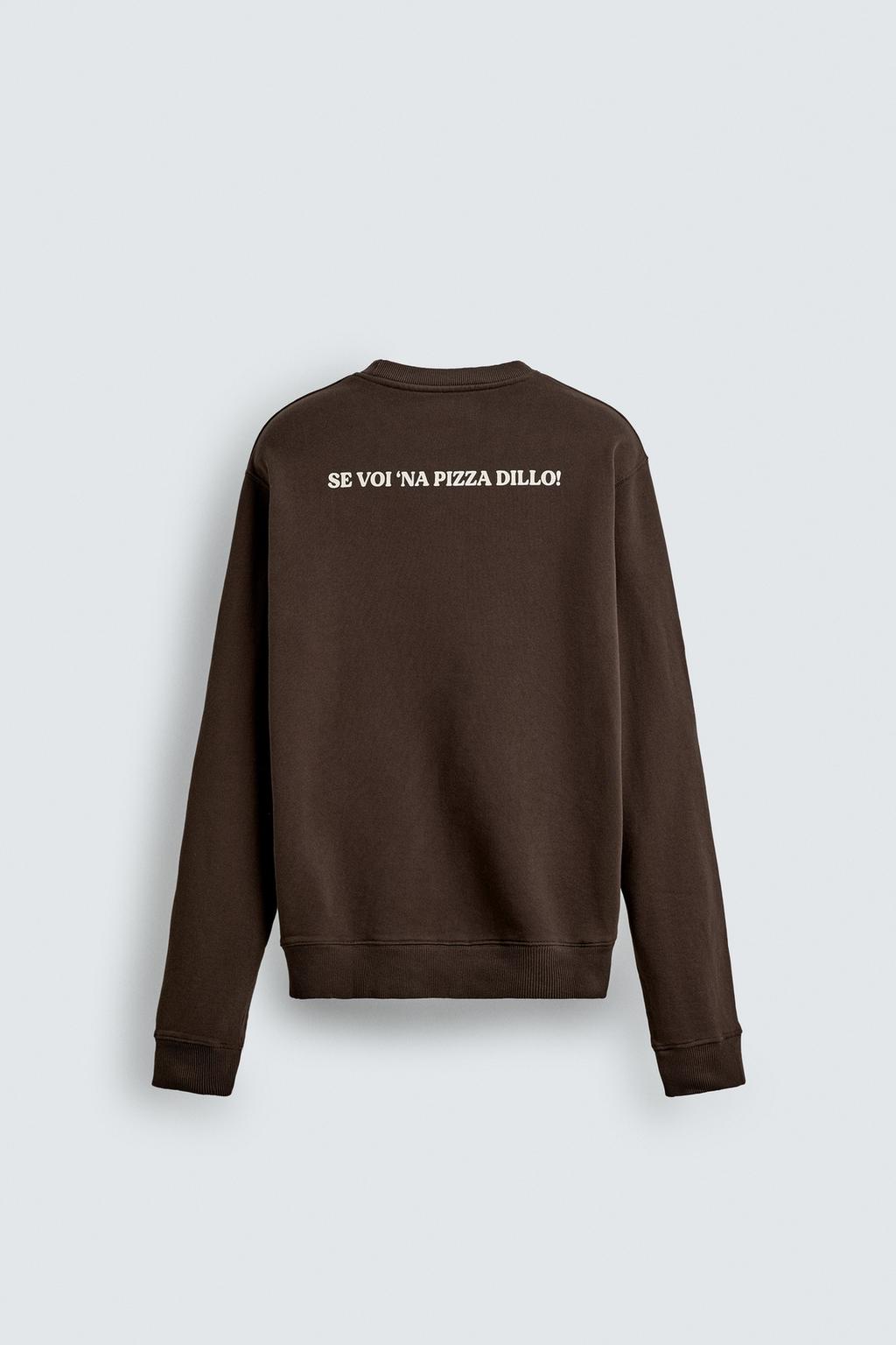 Толстовка с принтом pizzeria la montecarlo