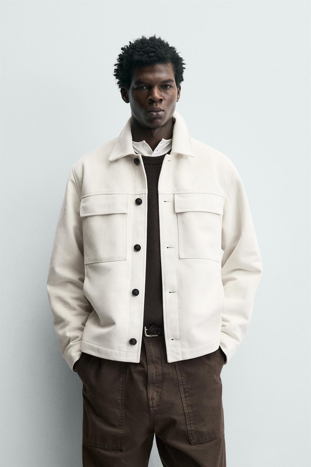 КУРТКА-РУБАШКА ИЗ ИСКУССТВЕННОЙ ЗАМШИ