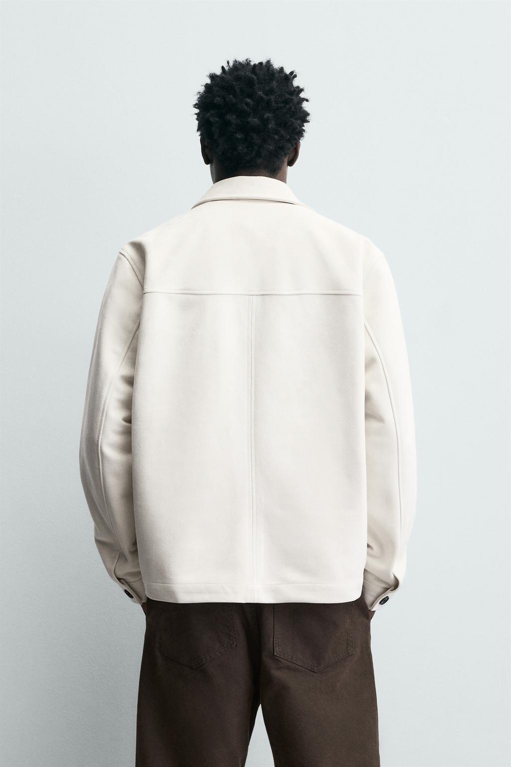 КУРТКА-РУБАШКА ИЗ ИСКУССТВЕННОЙ ЗАМШИ