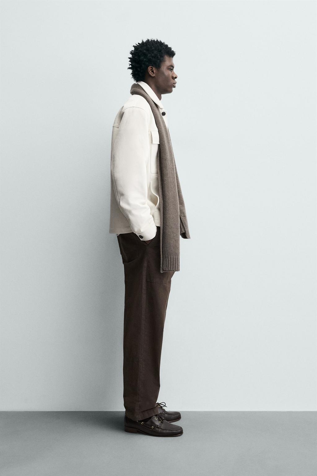 КУРТКА-РУБАШКА ИЗ ИСКУССТВЕННОЙ ЗАМШИ