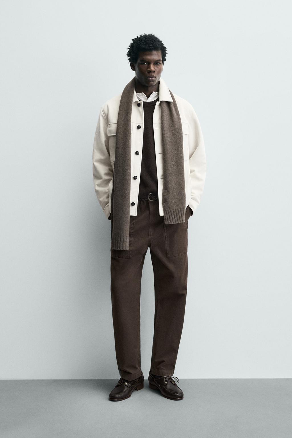 КУРТКА-РУБАШКА ИЗ ИСКУССТВЕННОЙ ЗАМШИ