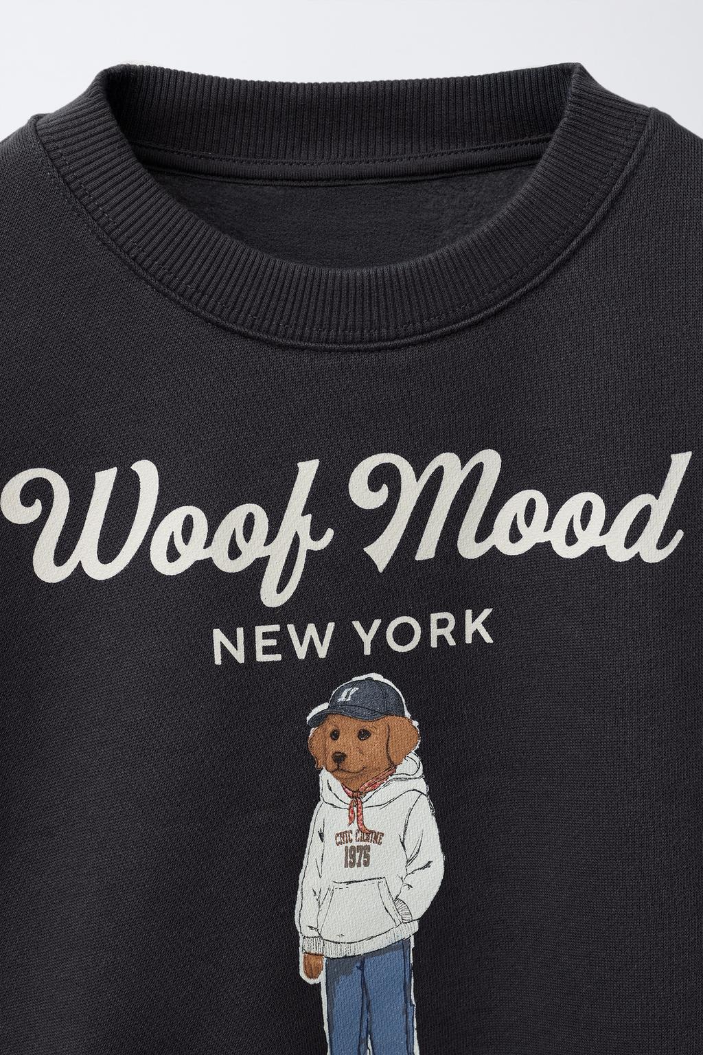 ТОЛСТОВКА С ПРИНТОМ «СОБАКА»