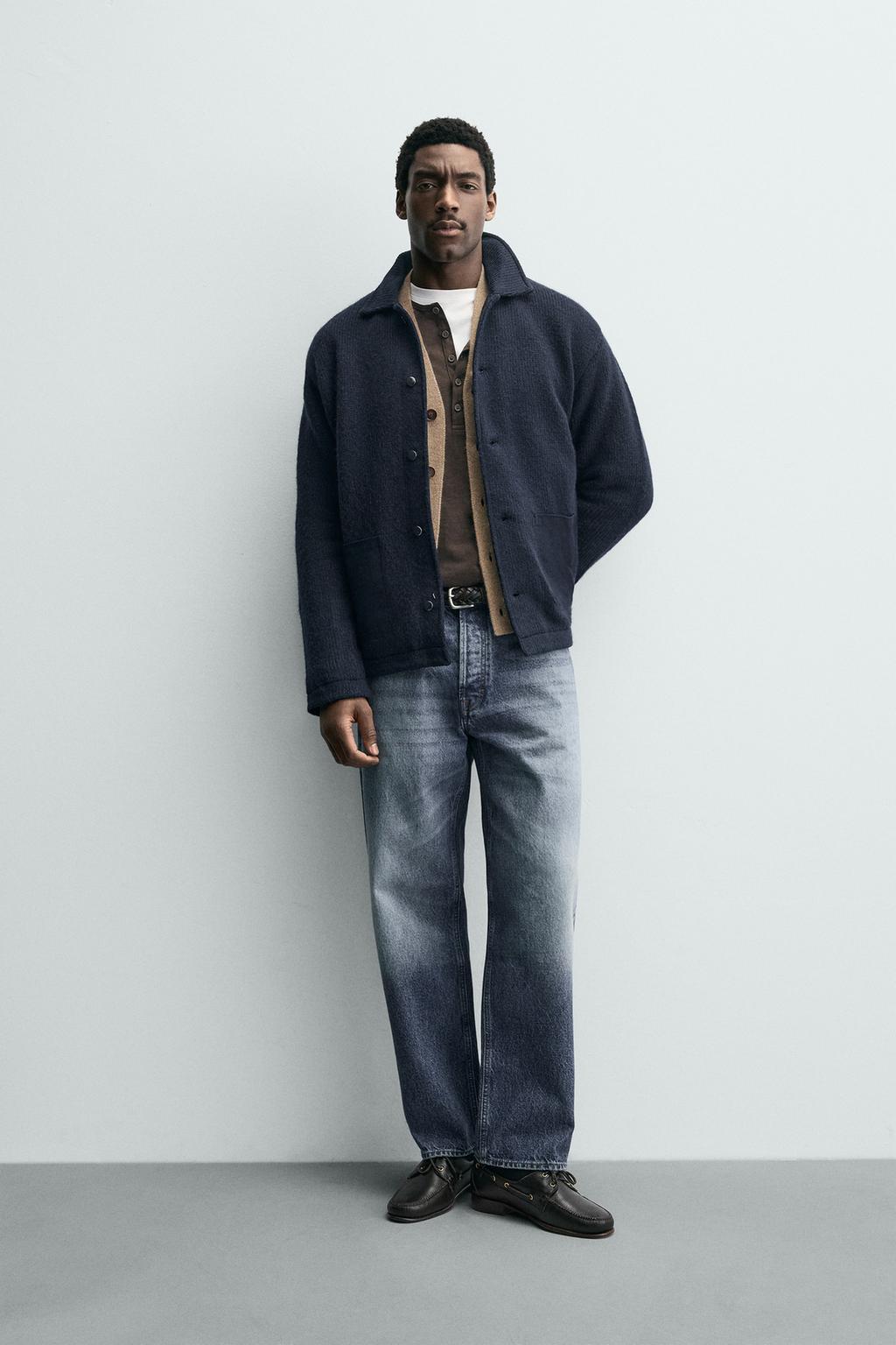 КАРДИГАН С РЕЛЬЕФНОЙ ТКАНЬЮ И КАРМАНАМИ